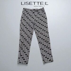 LISETTE L Montréal, Crop Pants Heart
Print, US Size 8, Black & White